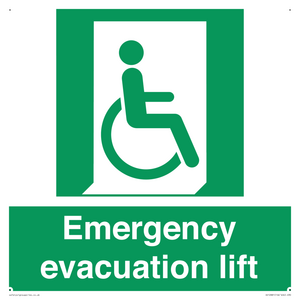 Emergency evacuation lift